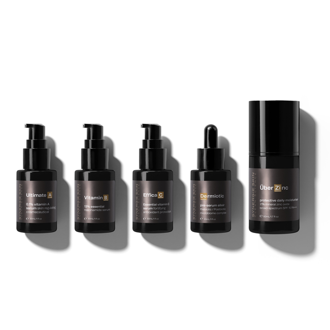 Cult Classic Pack ( Ultimate A 30mL + Vitamin B 30mL + Effica C 30mL + Dermiotic 30ml + UberZinc 50mL )