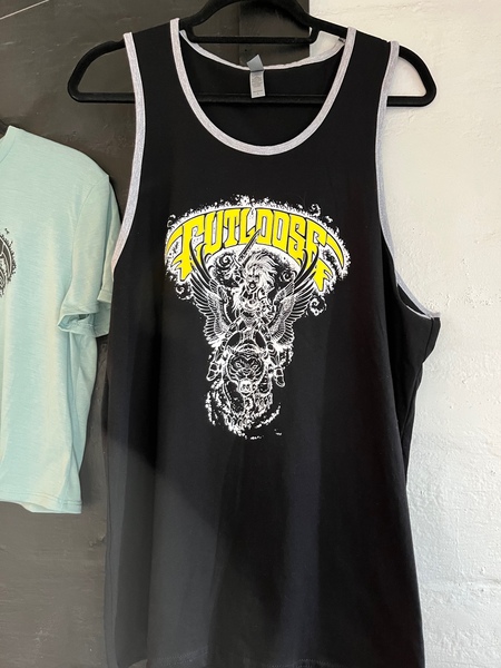 Black Cutloose Tank XL