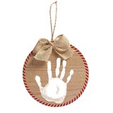 Wooden Babyprint Ornament