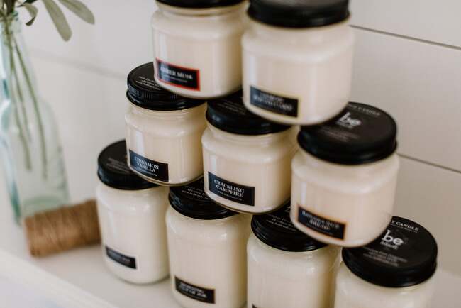 8oz Soy Candle- Bay Life