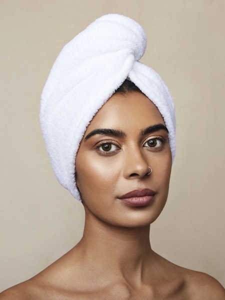 Hair Loving Hair Towel Wrap - White