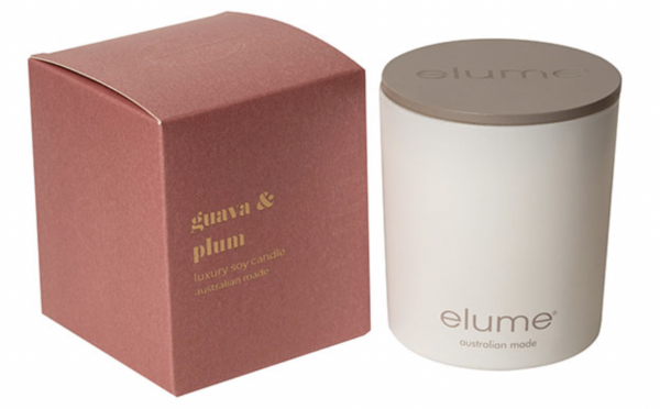 Guava & Plum luxury soy candle