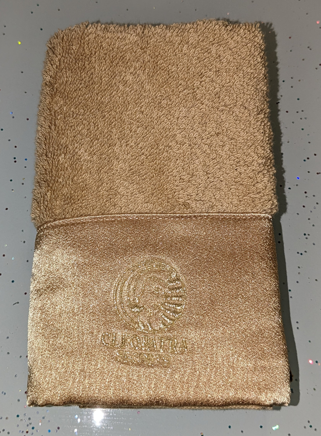 LUXURY GOLD EMBROIDERED BATH TOWEL SMALL