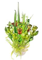 Winne- Blown Glass Flower Arrangement
