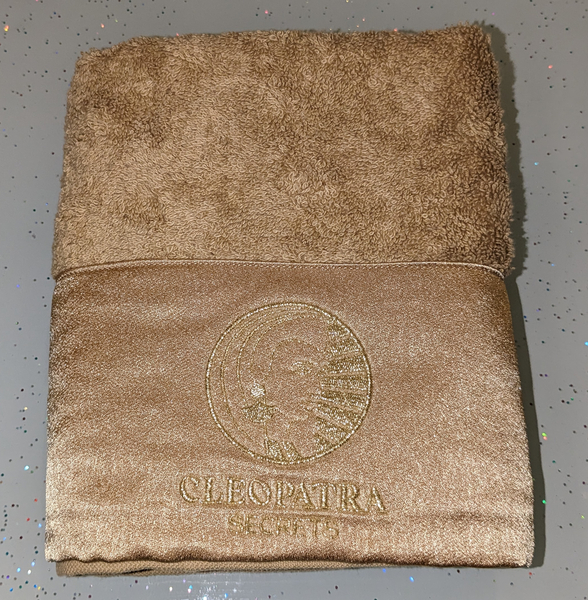 LUXURY GOLD EMBROIDERED BATH TOWEL MEDIUM