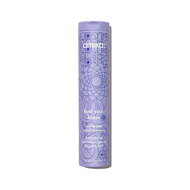 Amika Bust Your Brass Cool Blonde Repair Shampoo - 275ml