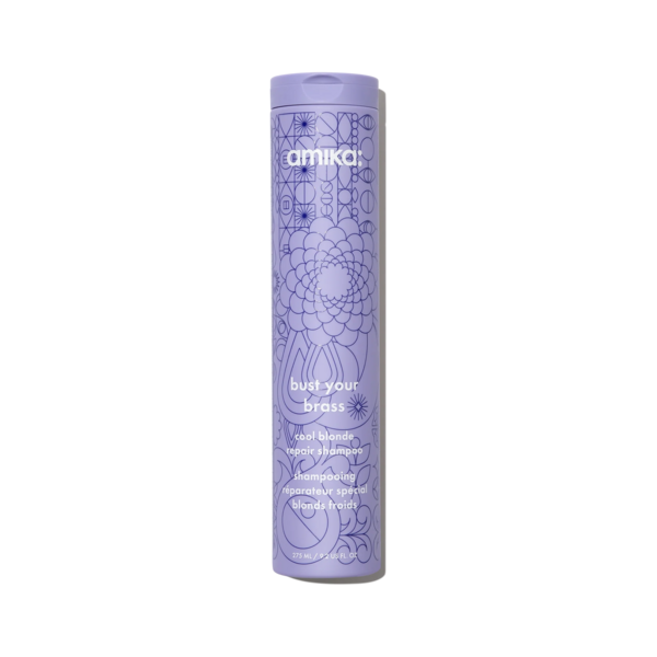 Amika Bust Your Brass Cool Blonde Repair Shampoo - 275ml