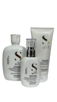 Semi di Lino Diamond Shampoo 8.45oz, Conditioner 6.76oz, & All in 1 Fluid 4.23oz Set