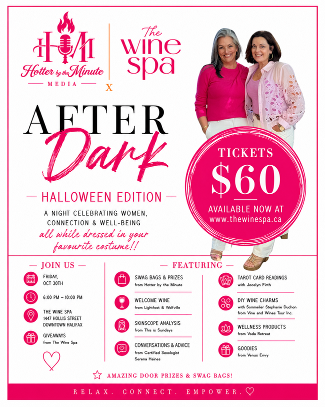 After Dark with Hotter By The Minute - October 30th at The Wine Spa