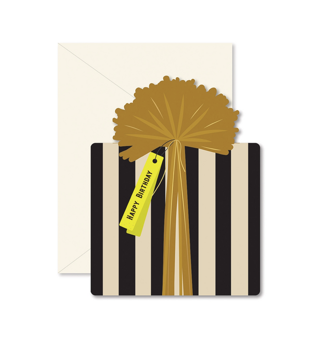 FR BLACK GOLD BDAY CARD