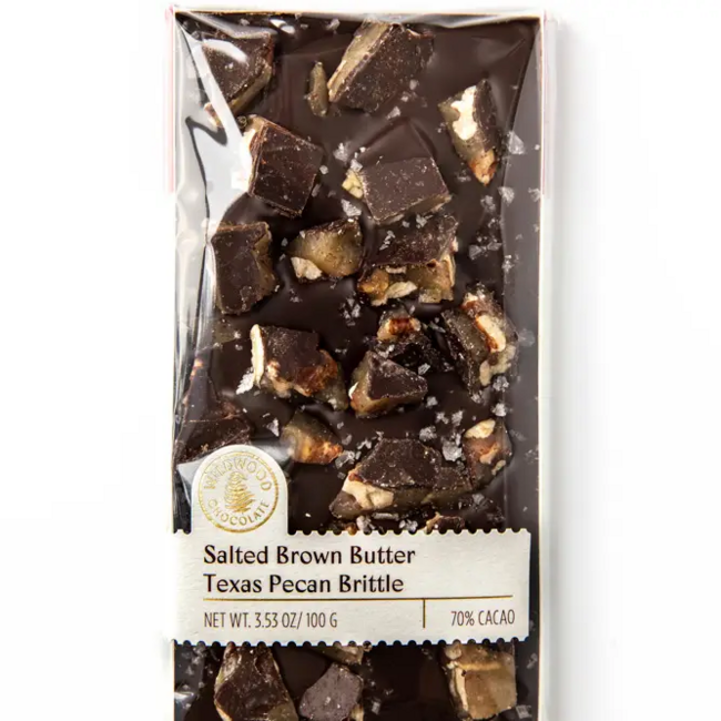 Wildwood Chocolate - Salted Brown Butter Texas Pecan Brittle