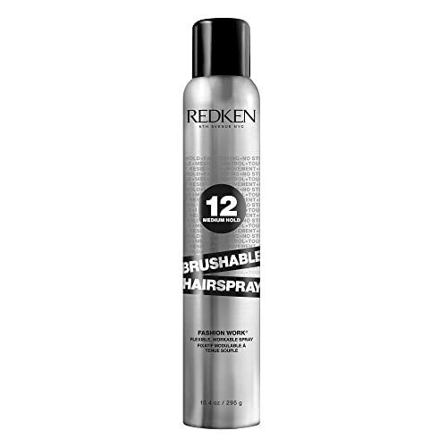 12 Medium Hold Brushable Hairspray