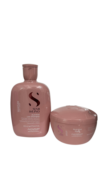 Semi di Lino Nutritive Shampoo 8.45oz & Mask 6.76oz Set 