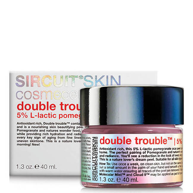 DOUBLE TROUBLE l 5% l-lactic pomegranate acai peel