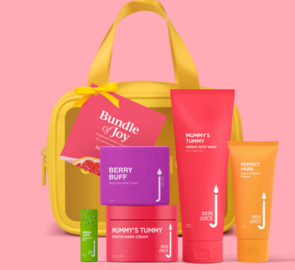 BUNDLE OF JOY Mummy’s Tummy Wash + Mummy’s Tummy Cream + Berry Buff + Perfect Paws + Green Juice Mini