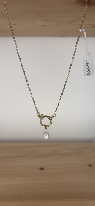 880 Pearl Charm Necklace