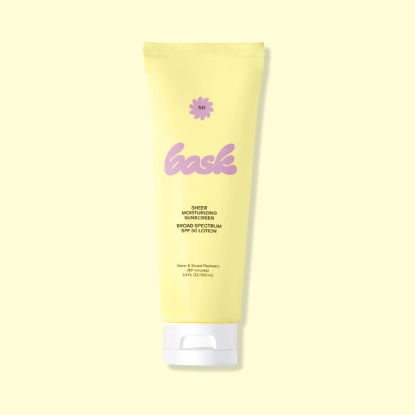 Bask Sunscreen | Sheer Moisturizing 50SPF Sunscreen Lotion