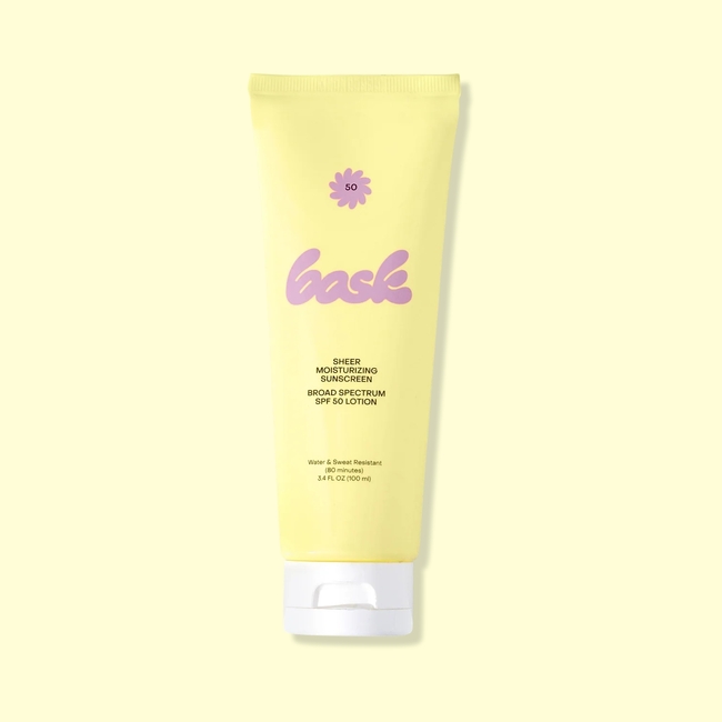 Bask Sunscreen | Sheer Moisturizing 50SPF Sunscreen Lotion