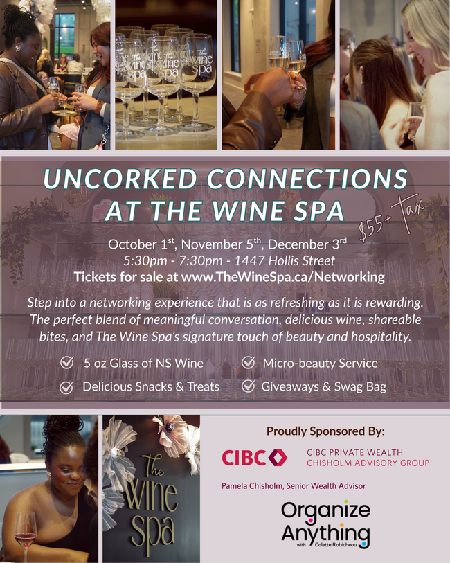 Uncorked Connections - Networking at The Wine Spa - December 3