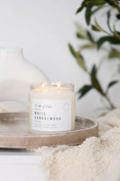 Wild Flicker Soy Wax Candle - White Sandalwood
