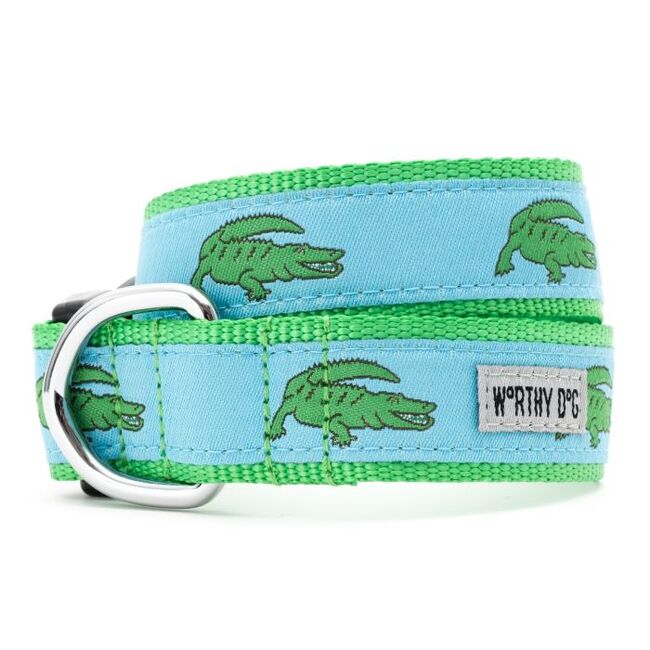 Alligators Collar - Blue - Medium