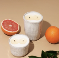 Large Maison- Bitter Orange & Grapefruit Soy Wax Ceramic Candle