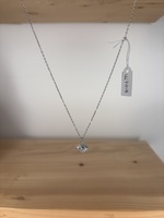584 Evil Eye Silver Necklace 