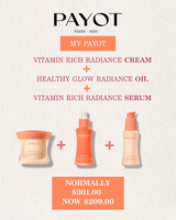  MY PAYOT - Vitamin-rich Radiance Cream 50ml, Healthy Glow  Radiance Oil 30ml and Vitamin-rich Serum 30m