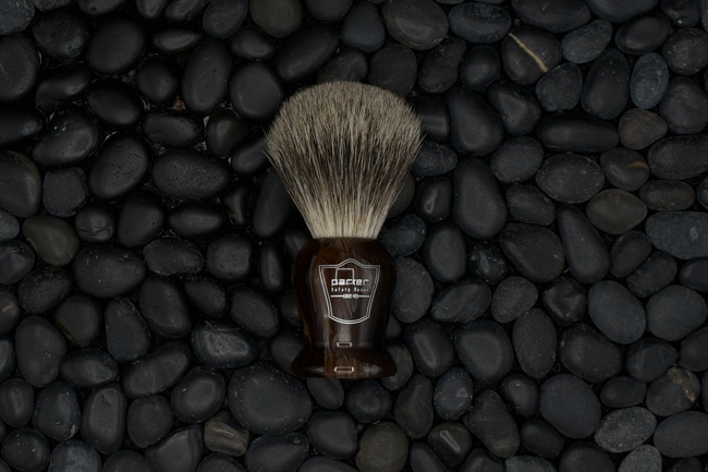 Tortoise Handle Pure Badger Brush