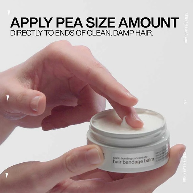 Acidic bonder concentrate hair bandage balm