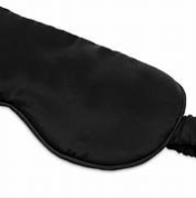 White lotus black eye mask