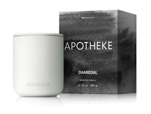 Charcoal Ceramic 2 Wick Candle
