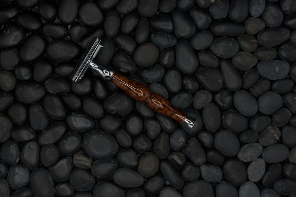 45R Enamel finish 3 piece safety razor