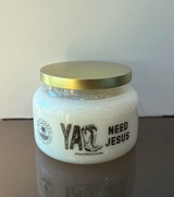 Y`all Need Jesus Wood Wick Candle