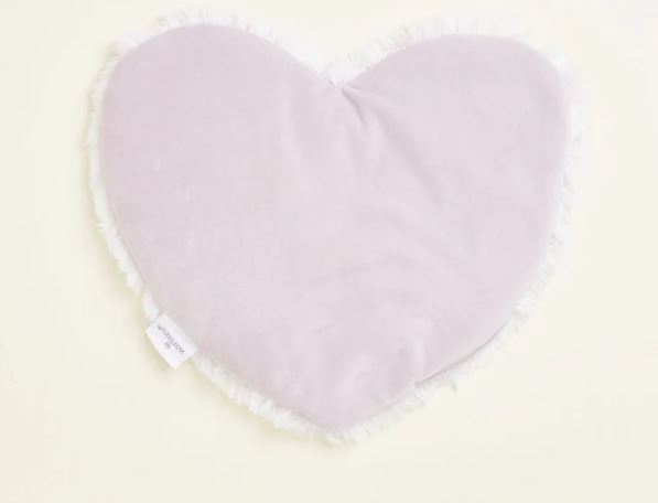 Marshmallow Lavender Warmies Heart