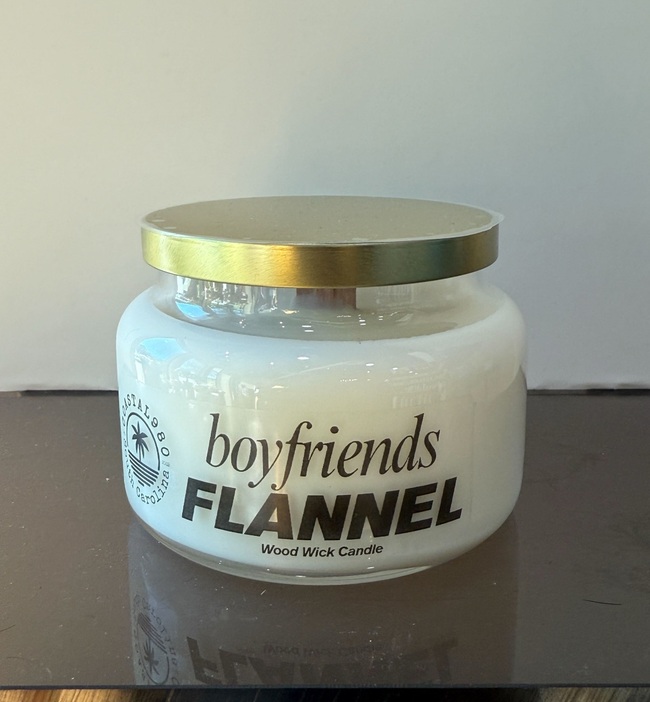 Boyfriends Flannel Wood Wick Candle