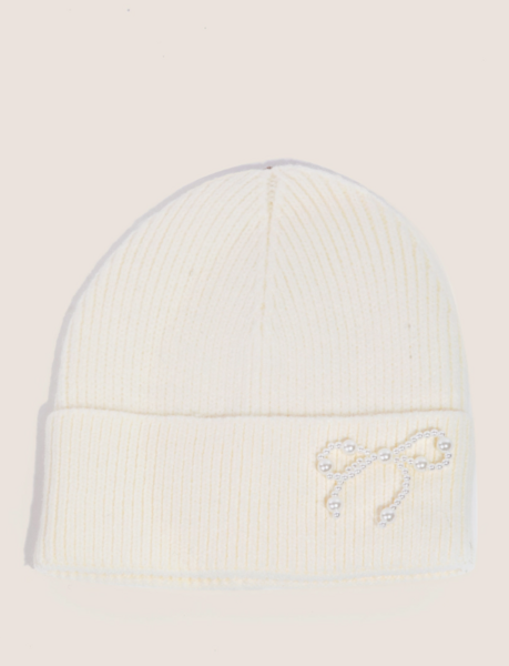 Ivory Pearl Beanie