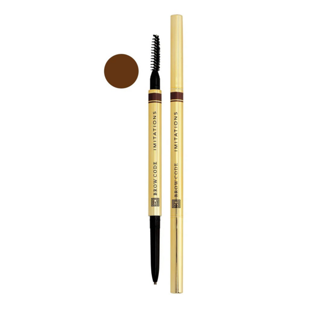 Brow Code Micro Brow Pencil - Warm Medium Brown