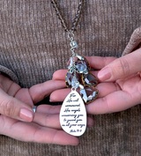Angel Bible Verse Necklace