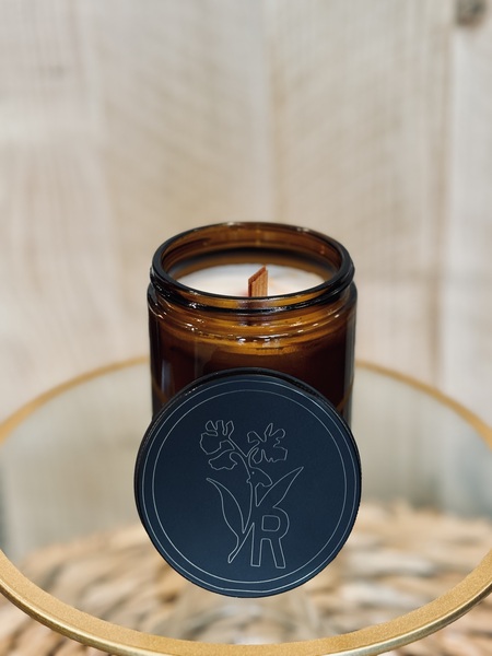 Resoul Amber Glass Jar Candle SMALL