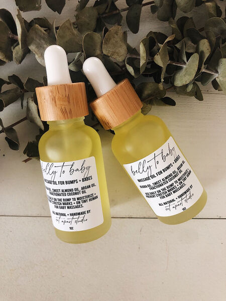 Belly to baby - massage oil