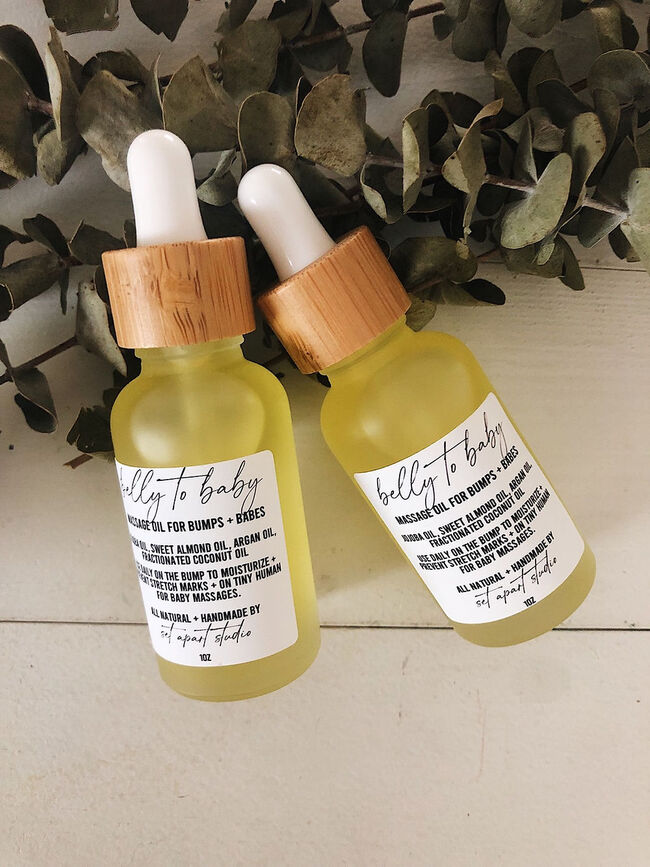 Belly to baby - massage oil