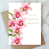FR AJ ORCHID MAMA CARD