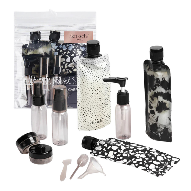 Travel Bottles Set: TSA-Approved Refillable Toiletry Containers