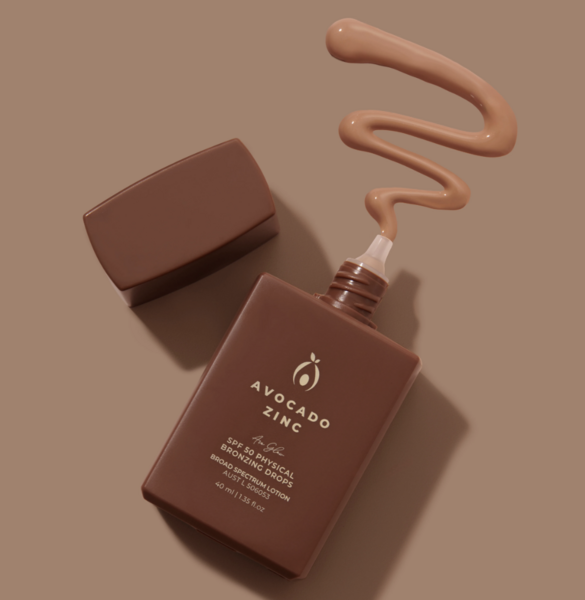 Avocado Zinc | SPF 50 Physical Bronzing Drops