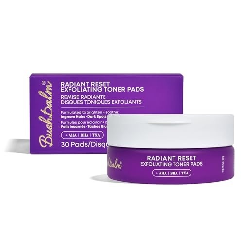 BushBalm Radiant Reset Exfoliating Toner Pads