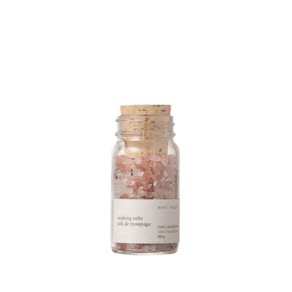 BATH SOAKING SALTS - ROSE (140g)