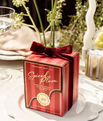 Festive Votive Candle Spiced Plum 100g