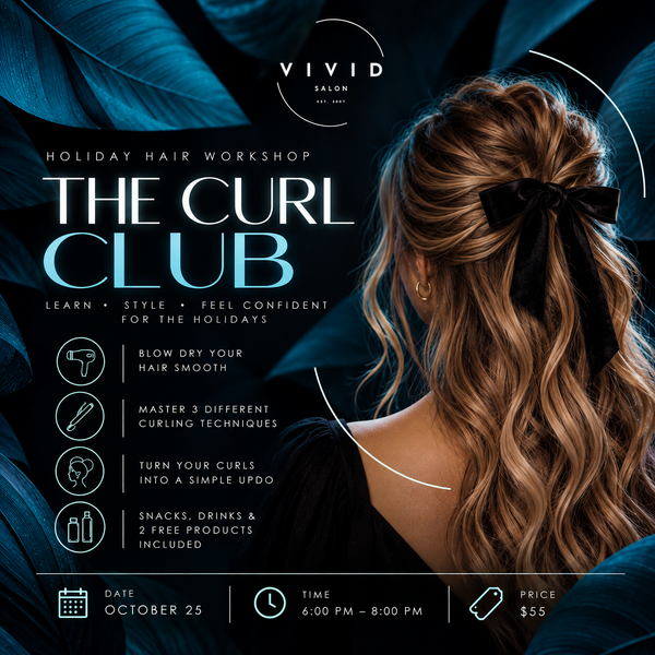 Holiday Hair Workshop - Oct 25, 2026 - The Curl Club