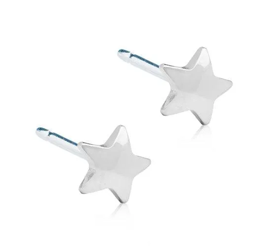 Blomdahl  Silver Titanium Star - 5mm